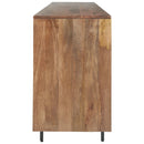 Kerrings - Brown/black/white - Accent Cabinet-Washburn's Home Furnishings