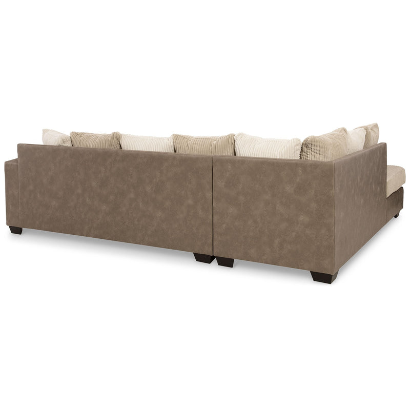 Keskin - Sand - Left Arm Facing Corner Chaise 2 Pc Sectional-Washburn's Home Furnishings