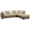 Keskin - Sand - Left Arm Facing Sofa 2 Pc Sectional-Washburn's Home Furnishings