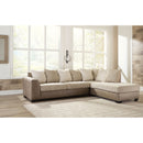 Keskin - Sand - Left Arm Facing Sofa 2 Pc Sectional-Washburn's Home Furnishings