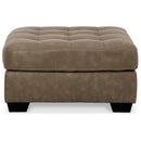 Keskin - Sand - Oversized Accent Ottoman-Washburn's Home Furnishings