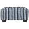 Kiessel - Indigo - Oversized Accent Ottoman-Washburn's Home Furnishings