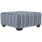 Kiessel - Indigo - Oversized Accent Ottoman-Washburn's Home Furnishings