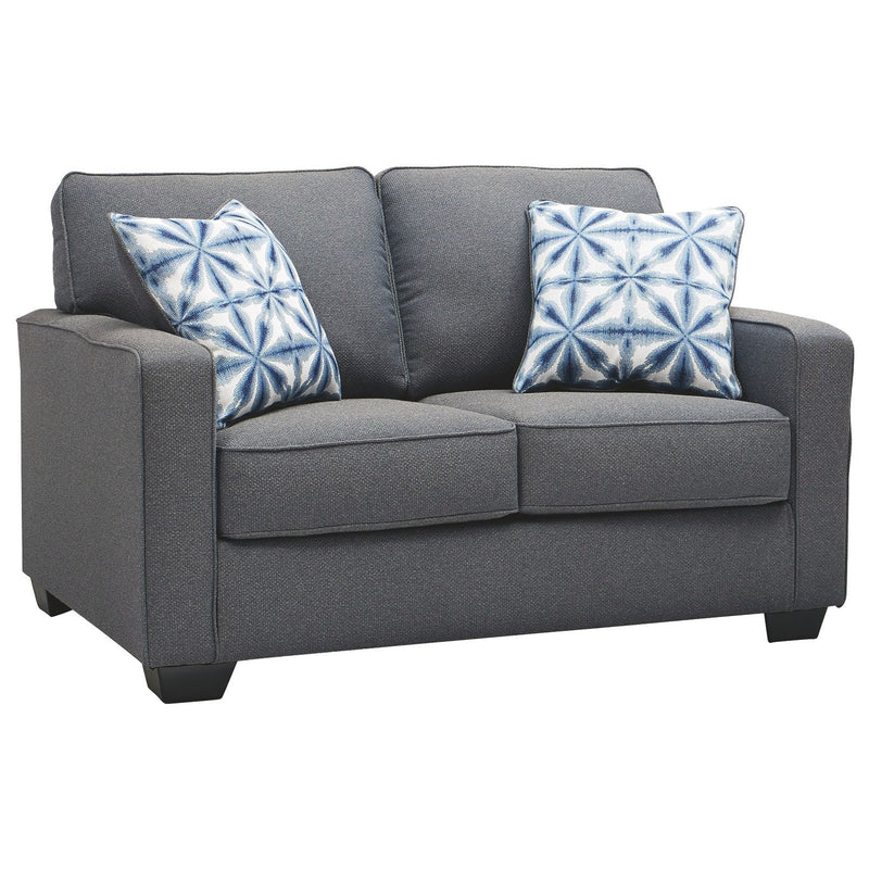 Kiessel - Steel - Loveseat-Washburn's Home Furnishings