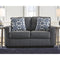 Kiessel - Steel - Loveseat-Washburn's Home Furnishings