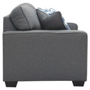 Kiessel - Steel - Loveseat-Washburn's Home Furnishings