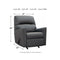 Kiessel - Steel - Rocker Recliner-Washburn's Home Furnishings