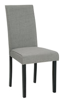 Kimonte - Dark Brown / Gray - Dining Uph Side Chair (2/cn)-Washburn's Home Furnishings