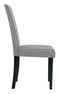 Kimonte - Dark Brown / Gray - Dining Uph Side Chair (2/cn)-Washburn's Home Furnishings