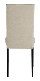 Kimonte - Dark Brown/beige - Dining Chair (set Of 2)-Washburn's Home Furnishings