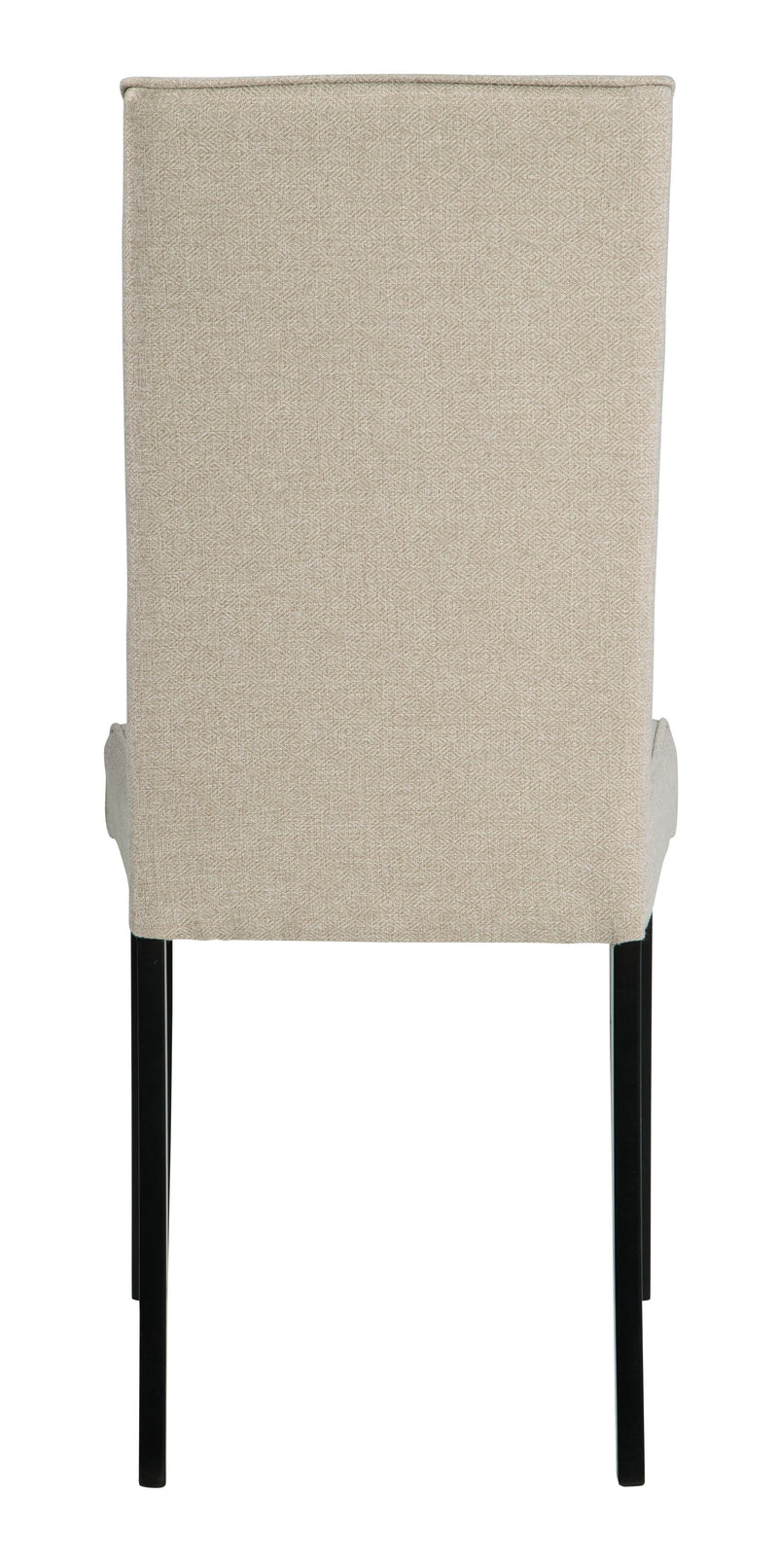 Kimonte - Dark Brown/beige - Dining Uph Side Chair (2/cn)-Washburn's Home Furnishings