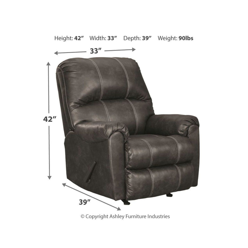 Kincord - Midnight - Rocker Recliner-Washburn's Home Furnishings