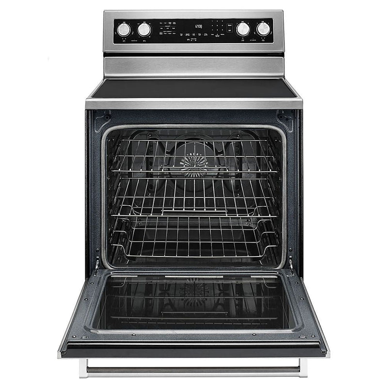 KitchenAid Freestanding Electric Convection Range - Stainless Steel-Washburn's Home Furnishings