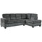 Kitler - Smoke - Chaise Sectional 2 Pc-Washburn's Home Furnishings