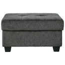 Kitler - Smoke - Ottoman With Storage-Washburn's Home Furnishings