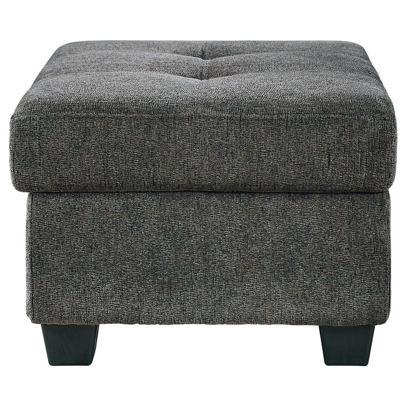 Kitler - Smoke - Ottoman With Storage-Washburn's Home Furnishings