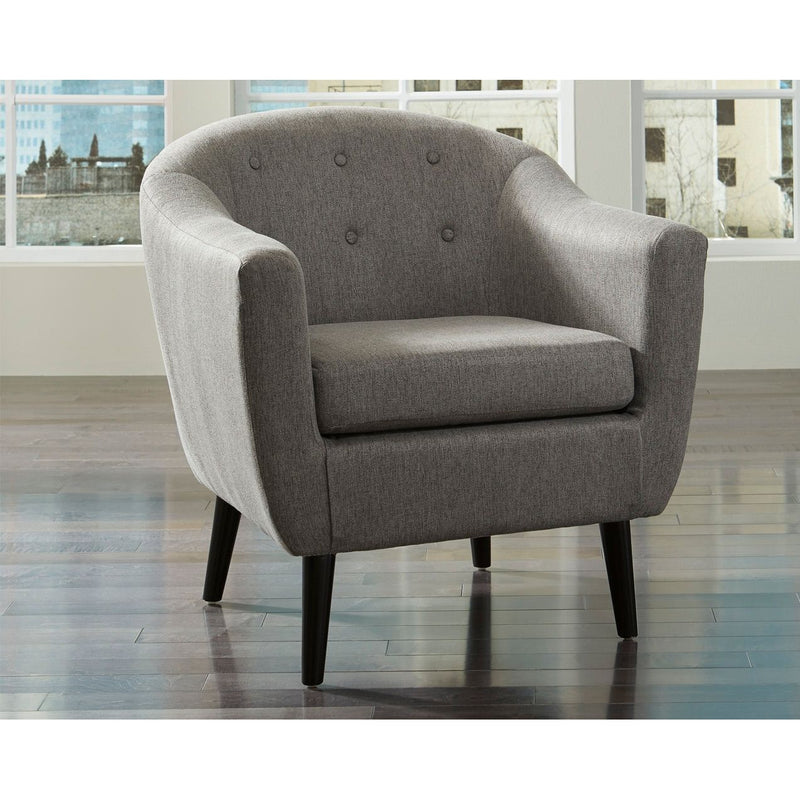 Klorey - Charcoal - Accent Chair-Washburn's Home Furnishings