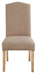 Kodatown - Linen - Dining Uph Side Chair (2/cn)-Washburn's Home Furnishings