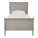 Kordasky - Dark Gray - Twin Sleigh Bed-Washburn's Home Furnishings