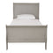 Kordasky - Dark Gray - Twin Sleigh Bed-Washburn's Home Furnishings