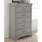 Kordasky - Gray - Five Drawer Chest-Washburn's Home Furnishings