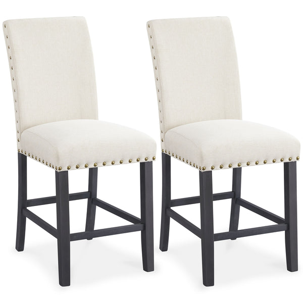 Kreabindale - Black/gray - Counter Height Bar Stool (set Of 2)-Washburn's Home Furnishings