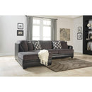 Kumasi - Gray Dark - Laf Chaise & Raf Sofa Sectional-Washburn's Home Furnishings