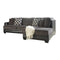 Kumasi - Gray Dark - Laf Sofa & Raf Chaise Sectional-Washburn's Home Furnishings