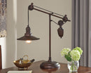 Kylen - Bronze Finish - Metal Desk Lamp (1/cn)-Washburn's Home Furnishings