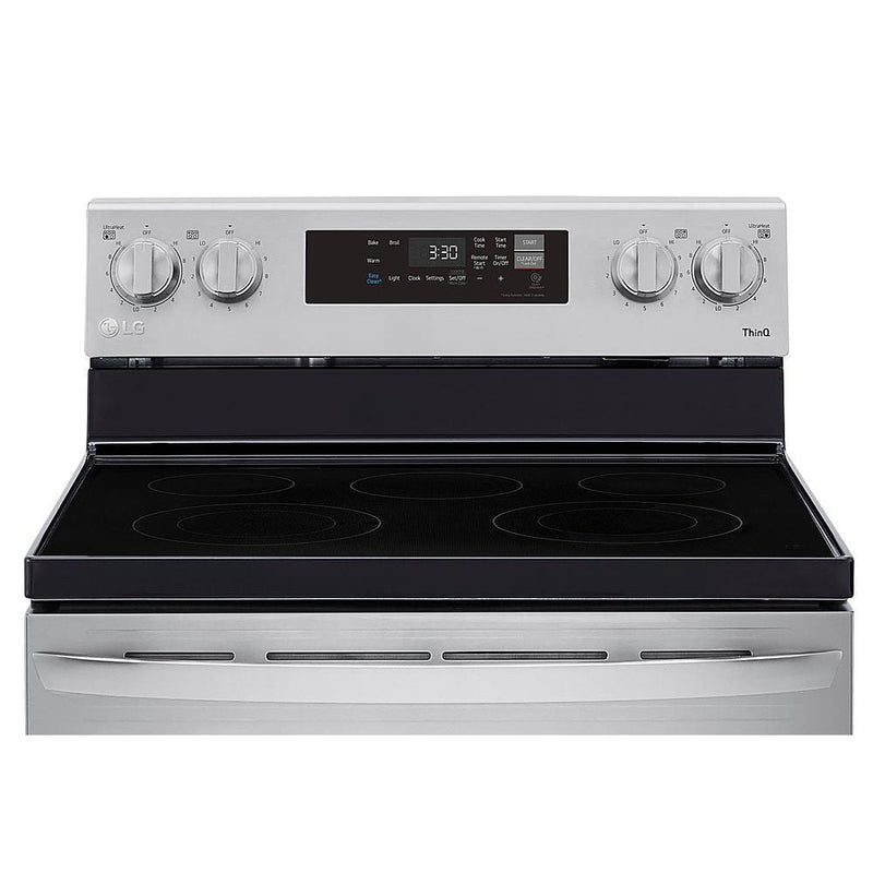 LG 6.3 cu ft Smart Wi-Fi Enabled Electric Range-Washburn's Home Furnishings