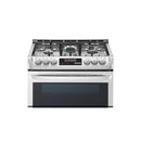 LG 6.9 cu. ft. Smart Double Oven Slide In Gas Range with ProBake Convection and Wi-Fi in Stainless Steel-Washburn's Home Furnishings