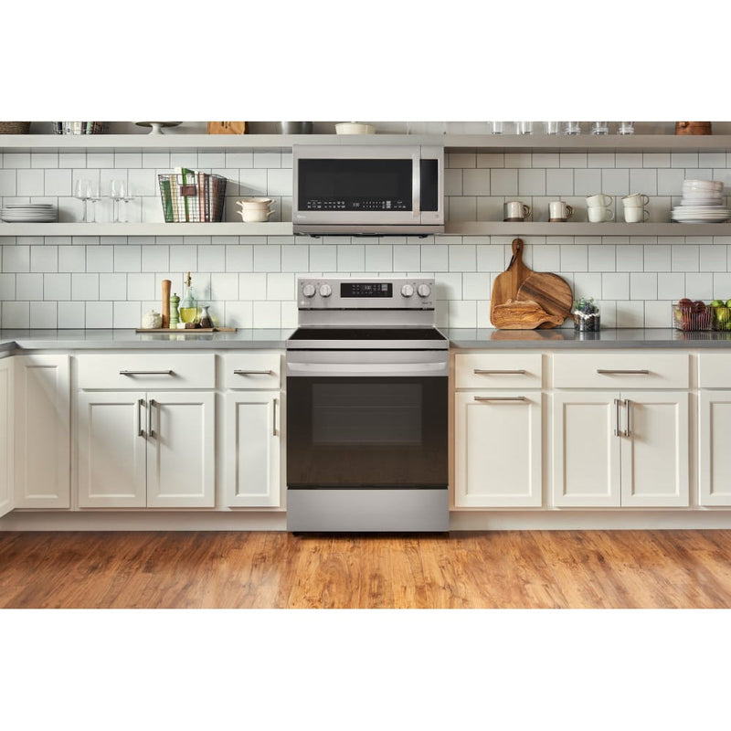 LG Electric Range W/Built in AirFryer in Stainless-Washburn's Home Furnishings