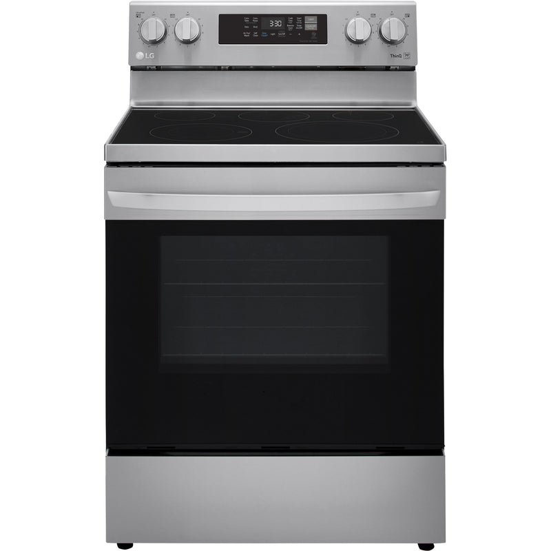 LG Electric Range W/Built in AirFryer in Stainless-Washburn's Home Furnishings