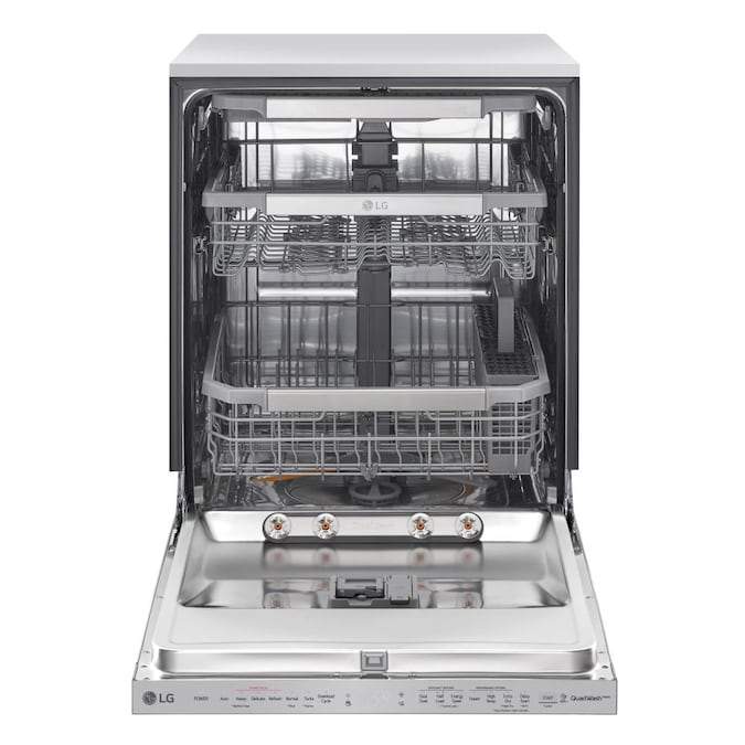 LG Top Control Dishwasher 44 dba w/ 3rd Rack in Stainless-Washburn's Home Furnishings