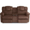 La-Z-Boy Loveseat w/Console-Washburn's Home Furnishings