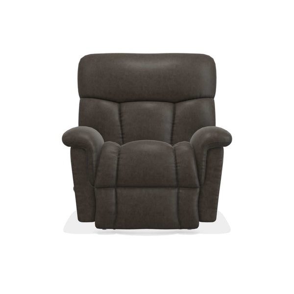 La-Z-Boy Mateo Leather Rocker Recliner in Charcoal-Washburn's Home Furnishings