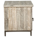 Laddford - Whitewash - Accent Cabinet - Shelf-Washburn's Home Furnishings