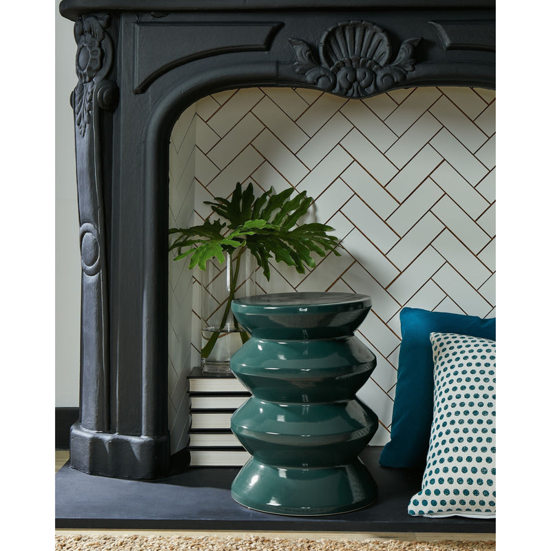 Lakiness - Teal - Stool-Washburn's Home Furnishings