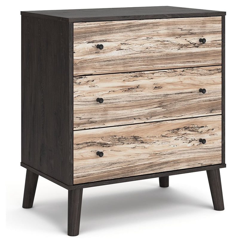 Lannover - Brown/beige - Three Drawer Chest-Washburn's Home Furnishings