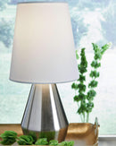 Lanry - Silver Finish - Metal Table Lamp (1/cn)-Washburn's Home Furnishings