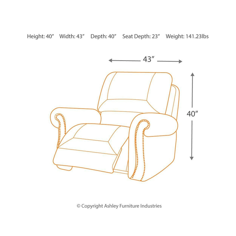 Larkinhurst - Earth - Rocker Recliner-Washburn's Home Furnishings