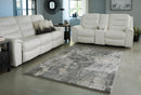 Larobin - Charcoal/beige/gray - Medium Rug-Washburn's Home Furnishings