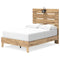 Larstin - Brown - Full Panel Platform Bed-Washburn's Home Furnishings