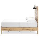 Larstin - Brown - Full Panel Platform Bed-Washburn's Home Furnishings