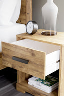 Larstin - Brown - One Drawer Night Stand-Washburn's Home Furnishings