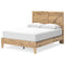 Larstin - Brown - Queen Crossbuck Panel Platform Bed-Washburn's Home Furnishings