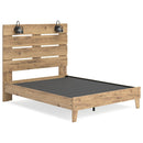 Larstin - Brown - Queen Panel Platform Bed-Washburn's Home Furnishings