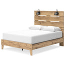 Larstin - Brown - Queen Panel Platform Bed-Washburn's Home Furnishings