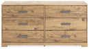 Larstin - Brown - Six Drawer Dresser-Washburn's Home Furnishings