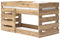 Larstin - Brown - Twin Loft Bed-Washburn's Home Furnishings